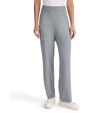 Jones New York Pull-on Wide-leg Side-rib Pants - Gray