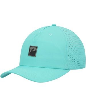 Flomotion Rubber Logo Snapback Hat - Blue