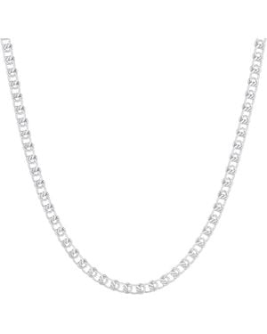 And Now This 18k Gold Plated Or Plated Chain Necklace - White