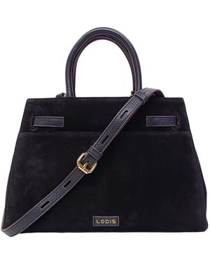 Lodis Ceres Small Top Handle Satchel Handbag - Black
