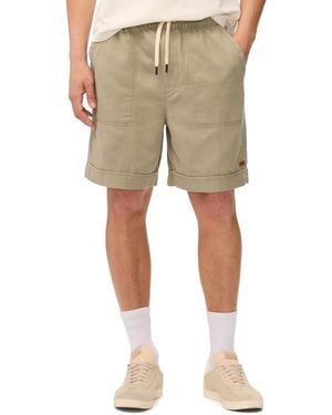 Buffalo David Bitton Relaxed Look Shorts - Natural