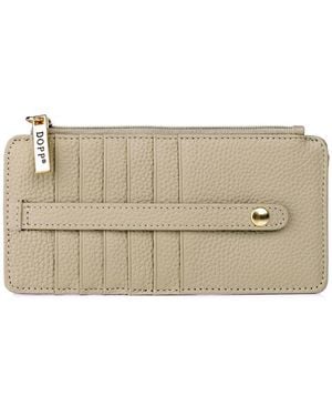 Dopp Mini Pik-me-up Thin Card Holder Wallet - Natural
