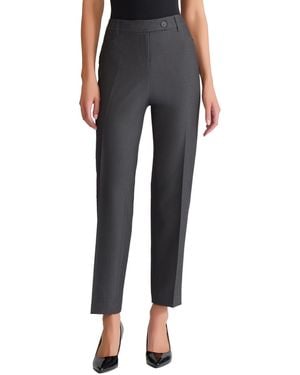 Jones New York Bi-stretch Woven Straight Leg Pant - Gray