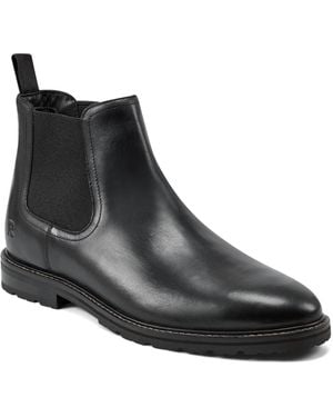 Rockport Cassius Pull-on Almond Toe Boots - Black