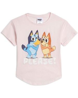 Bluey Family Bingo Bandit Mom Girls Graphic T-shirt Toddler| Child - Pink