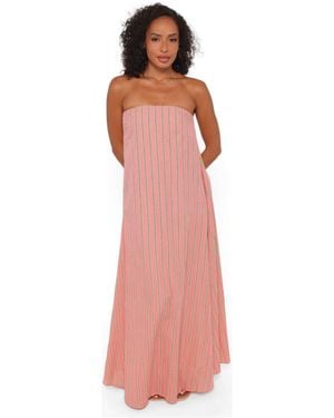 Petal & Pup Soph Strapless Maxi Dress - Pink