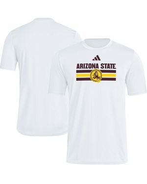 adidas Arizona State Sun Devils Strategy Pre-game T-shirt - White