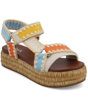 MIA Malti Flatform Round Toe Sandals - Multicolor