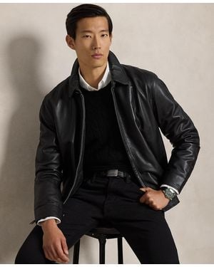 Polo Ralph Lauren Men's Leather Jacket - Black