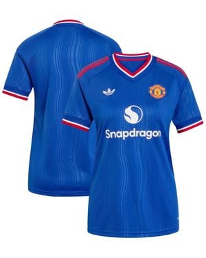 adidas Manchester United 2026/27 Away Replica V-neck Jersey - Blue