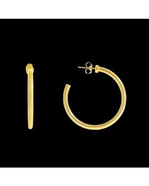 Hey Harper Kim Hoop Earrings - Black