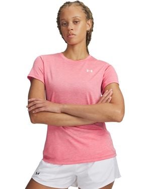 Under Armour Tech Twist Short-sleeve Top - Pink