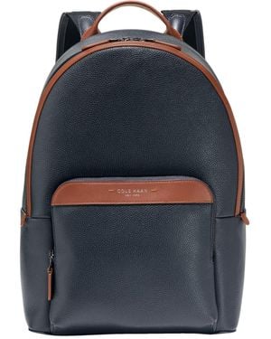 Cole Haan Damon Two-tone Laptop Backpack - Blue