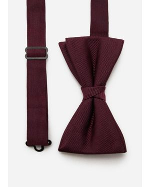 Mango Microstructure Classic Bow Tie - Purple