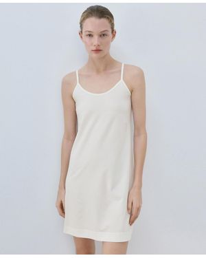 Mango Lightweight Cotton Nightgown - White