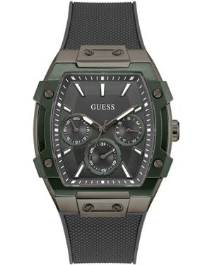 Guess Gray Gunmetal Multi-function Watch