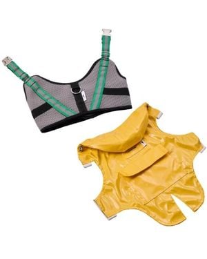 Tommy Bahama Pet Raincoat & Apparel Harness - Black