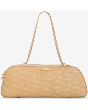 INC International Concepts Nedda Quilted Satchel - Natural
