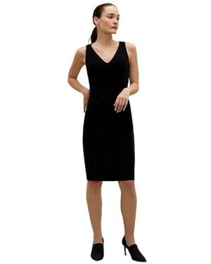 M.M.LaFleur Rachel Dress- Ponte - Black