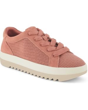 TOMS Rea Lace-up Platform Sneakers - Pink