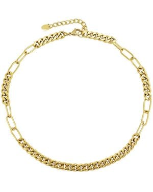 Rebl Jewelry Alex Multi Chain Necklace - Metallic