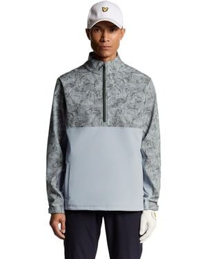Lyle & Scott Golf Windproof 1/4 Zip Jacket - Gray
