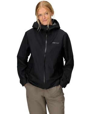 Marmot Minimalist Pertex Hooded Collar Jackets - Black
