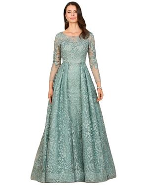 Lara Long Sleeve Gown - Green