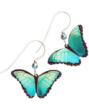 Uncommon Goods Holly Yashi Crystal Butterfly Jewelry - Blue