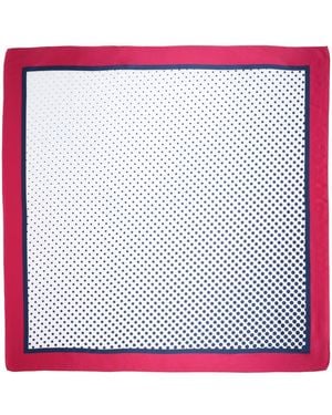 Bespoke Fashion Dot Square Oversized Scarf - Pink