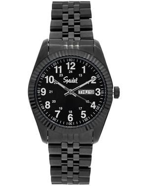 Speidel Essential Metal Watch With Link Watchband - Black