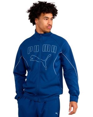 PUMA Sport Track Double-knit Full-zip Jacket - Blue