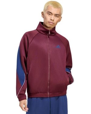 adidas Stadium Sportswear Track Top Long-sleeve Jacket - Red