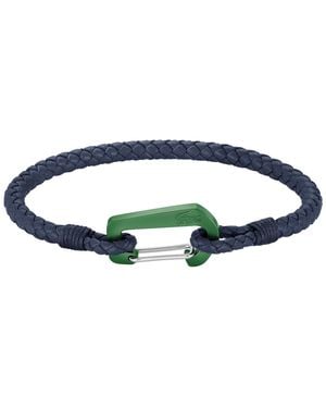 Lacoste Aluminum Carabiner Closure Bracelet - Blue