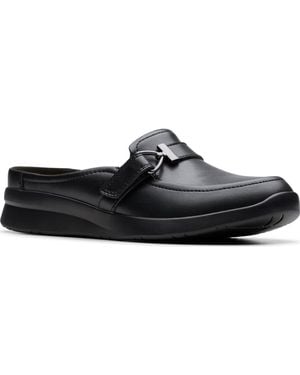 Clarks Ellowyn Amelia Slip-on Mules - Black