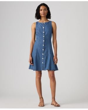 Levi's Mercer Sleeveless Mini Dress - Blue