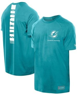 KTZ Miami Dolphins Functional Fandom Reflective T-shirt - Blue