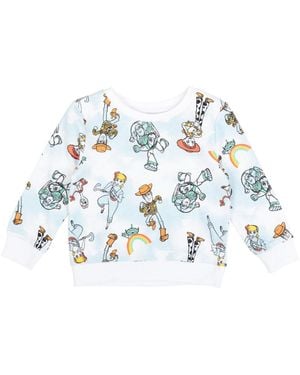 Toy Story Little Girls Moana Frozen Minnie Mouse Princess Nightmare Before Christmas Lion King Mickey Lilo & Stitch Sweatshirt - Blue