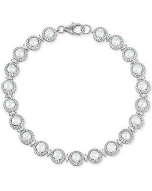 Arabella Cultured Freshwater Button Pearl (4 - White