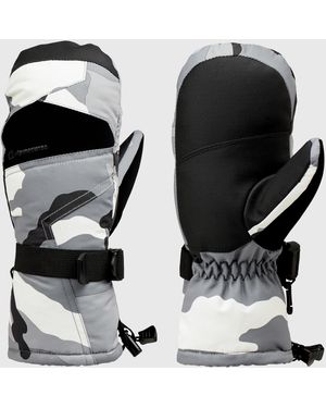 Alpine Swiss Waterproof Ski Mittens 3m Thinsulate Winter Snow Sport Gloves - Black