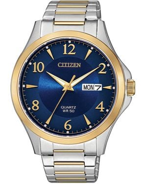 Citizen Quartz Stainless Steel Bracelet Watch 41mm - Multicolor