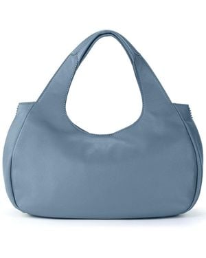 The Sak Rylan Leather Satchel Bag - Blue