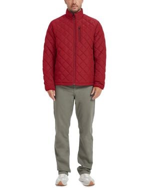 Hawke & Co. Diamond Quilted Heritage Jacket - Red