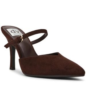 Dolce Vita Geanie Woven Two-piece Pointed Toe Heeled Pumps - Brown