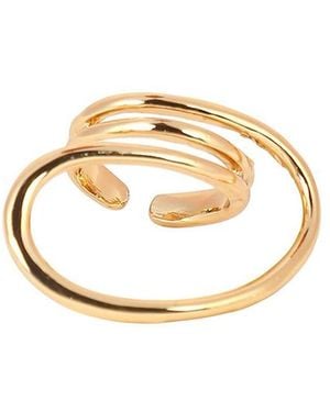 SOH The Wrap-line Statement Ring - Metallic