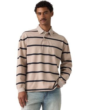 Levi's Union Rugby Long-sleeve Polo Shirt - Gray