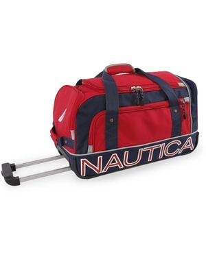 Nautica Submariner 22" Rolling Duffel - Red