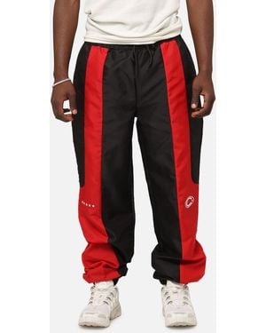 carre Empire Paneled Trackpant - Red