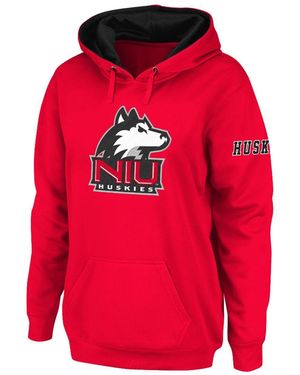 Stadium Athletic Northern Illinois Huskies Big Logo Pullover Hoodie - Red