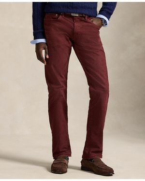 Polo Ralph Lauren Varick Slim Straight Stretch Jeans - Red
